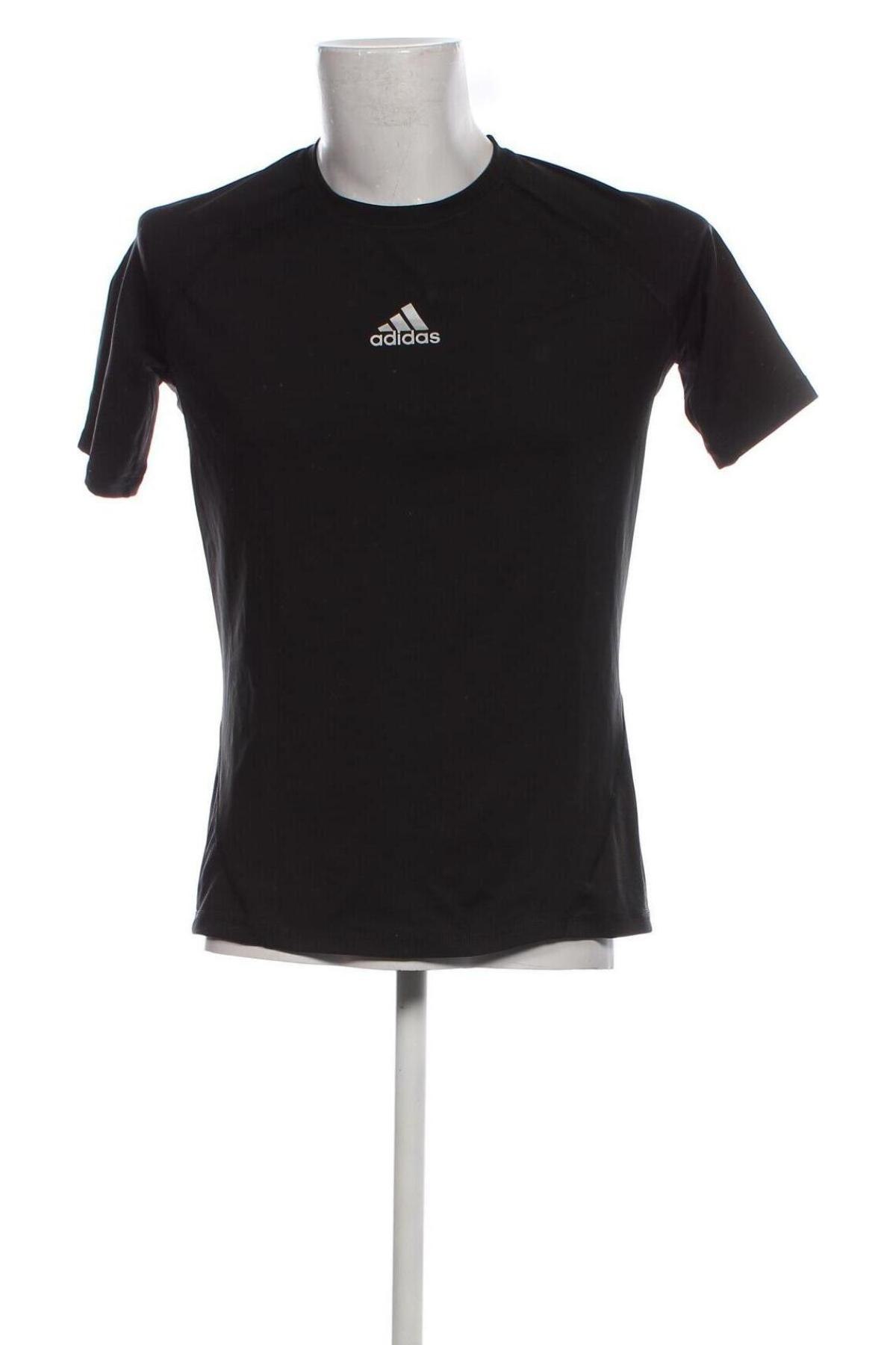 Мъжка тениска Adidas, Размер L, Цвят Черен, Цена 25,65 лв.
