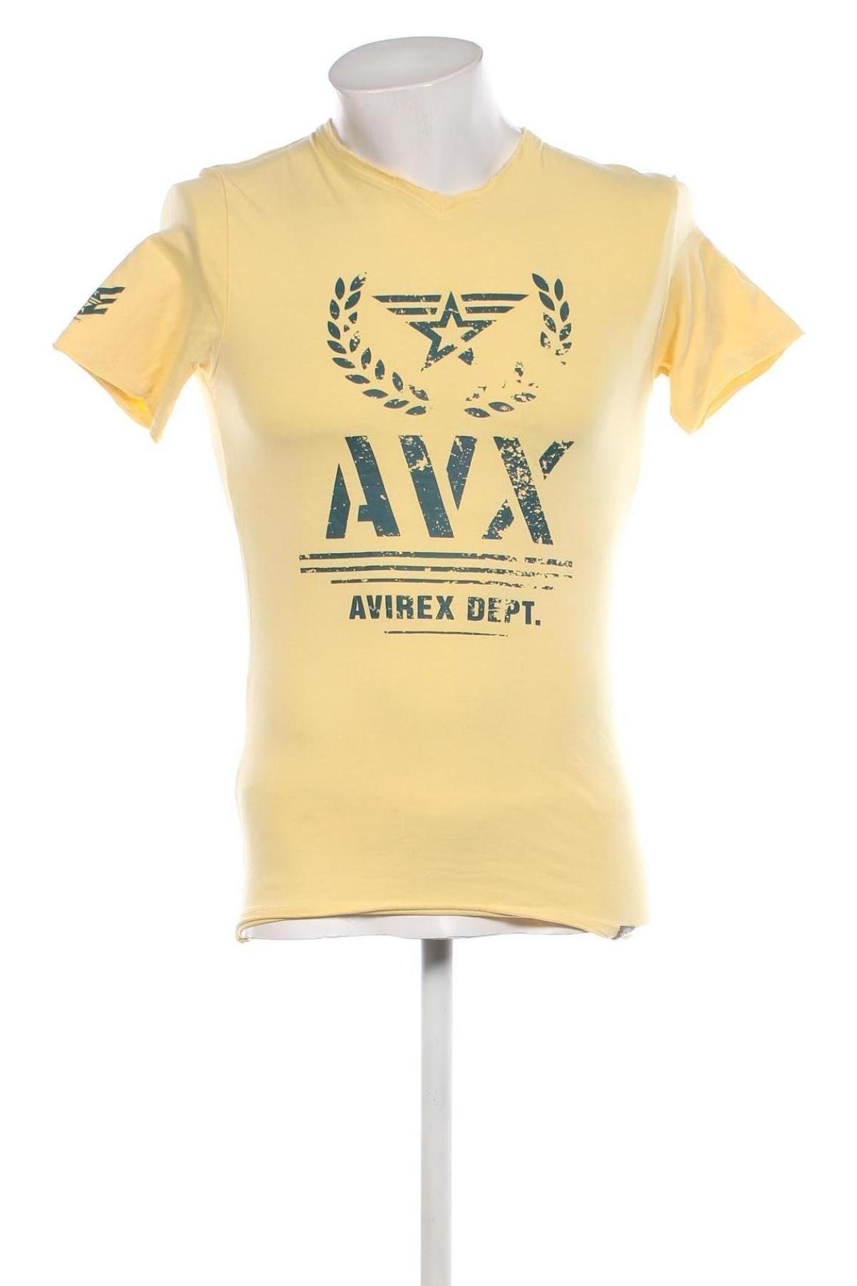 Herren T-Shirt Avirex, Größe S, Farbe Gelb, Preis € 17,99