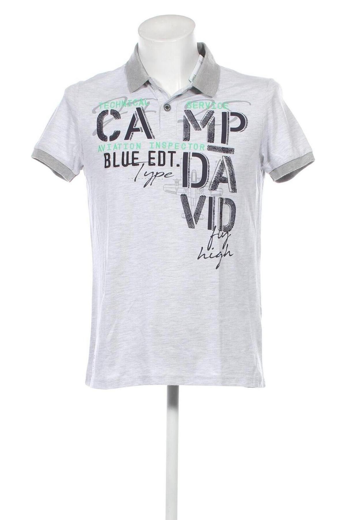 Męski T-shirt Camp David, Rozmiar M, Kolor Szary, Cena 149,27 zł