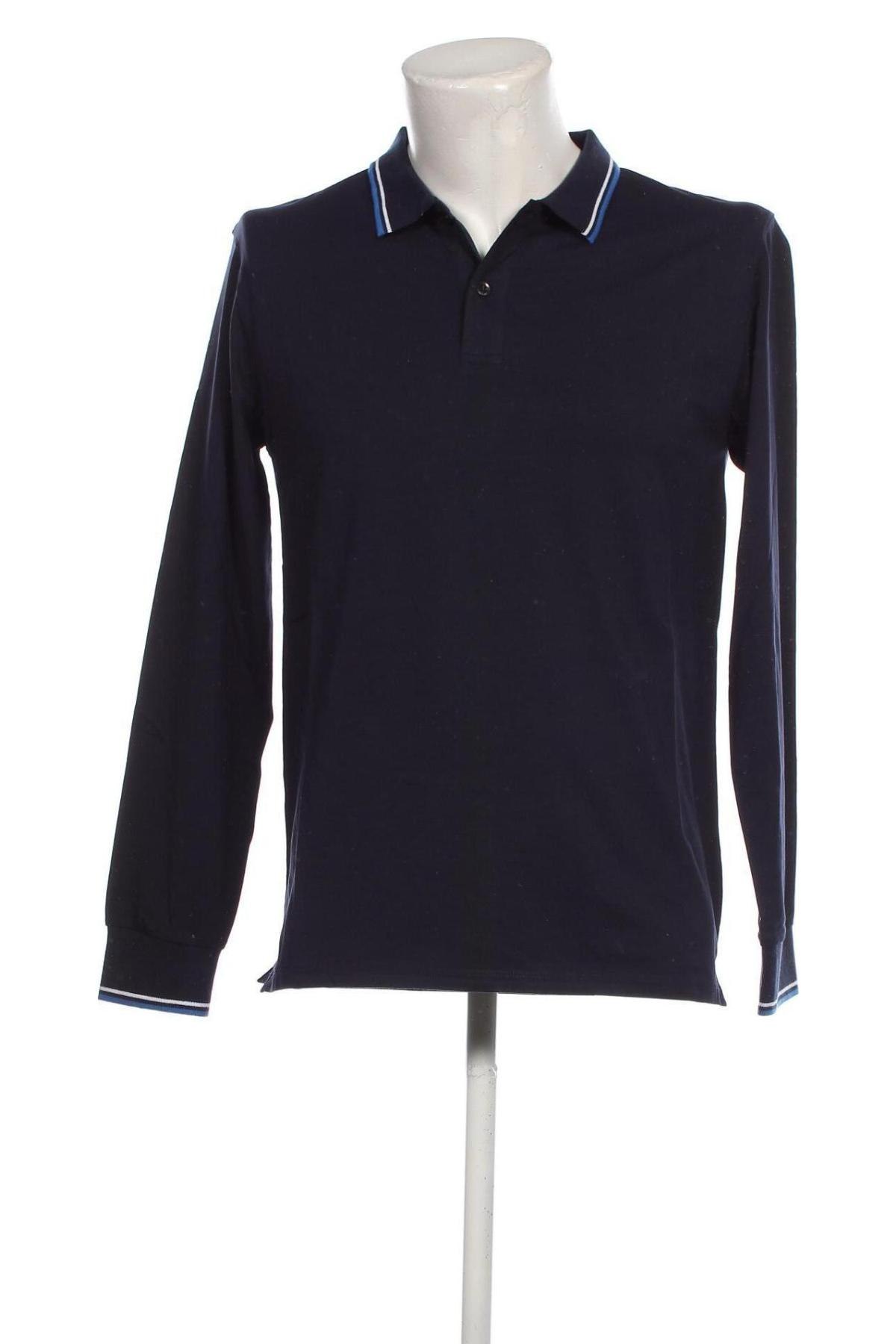 Мъжка тениска Cashmere Company, Размер M, Цвят Син, Цена 57,60 лв.