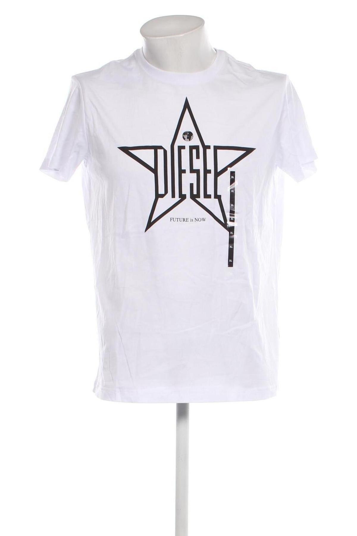 Herren T-Shirt Diesel, Größe XL, Farbe Weiß, Preis € 80,19