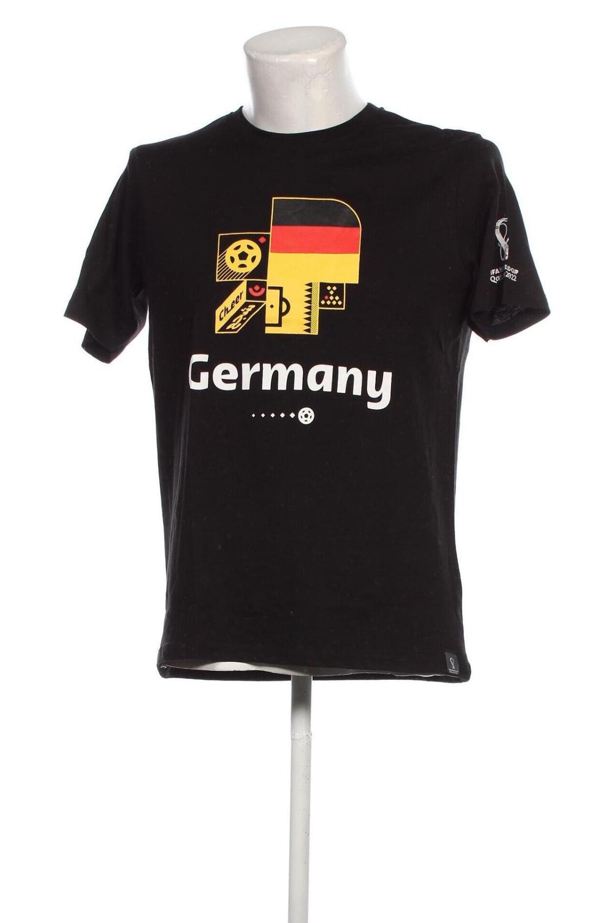 Ανδρικό t-shirt Fifa World Cup, Μέγεθος M, Χρώμα Μαύρο, Τιμή 11,14 €