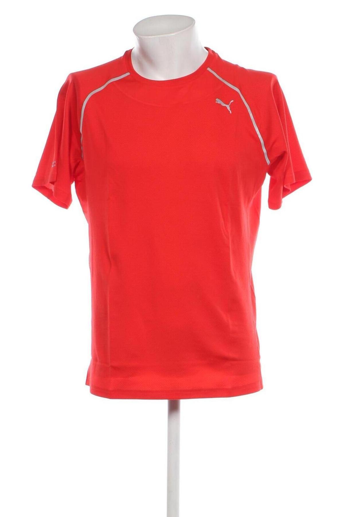 Męski T-shirt PUMA, Rozmiar L, Kolor Czerwony, Cena 85,94 zł