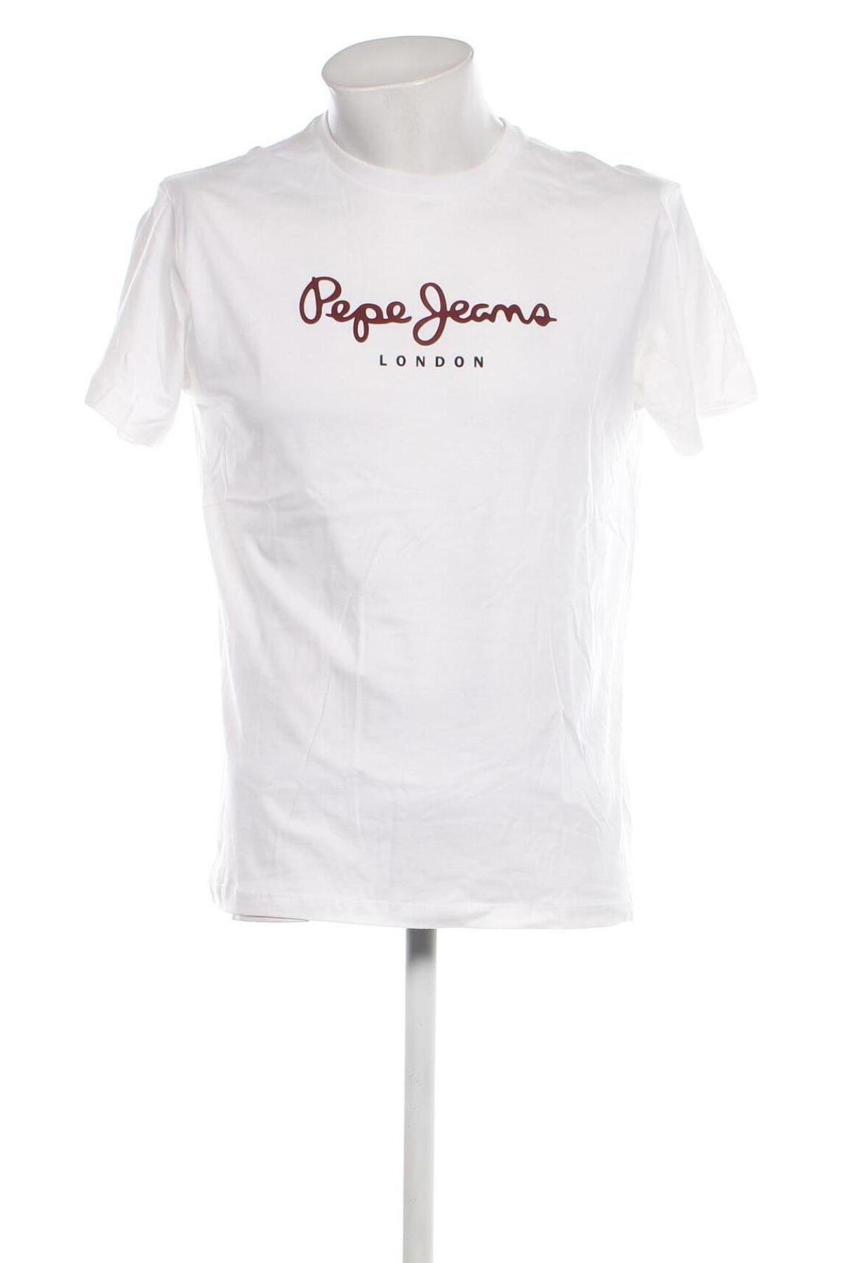 Ανδρικό t-shirt Pepe Jeans, Μέγεθος M, Χρώμα Λευκό, Τιμή 28,87 €