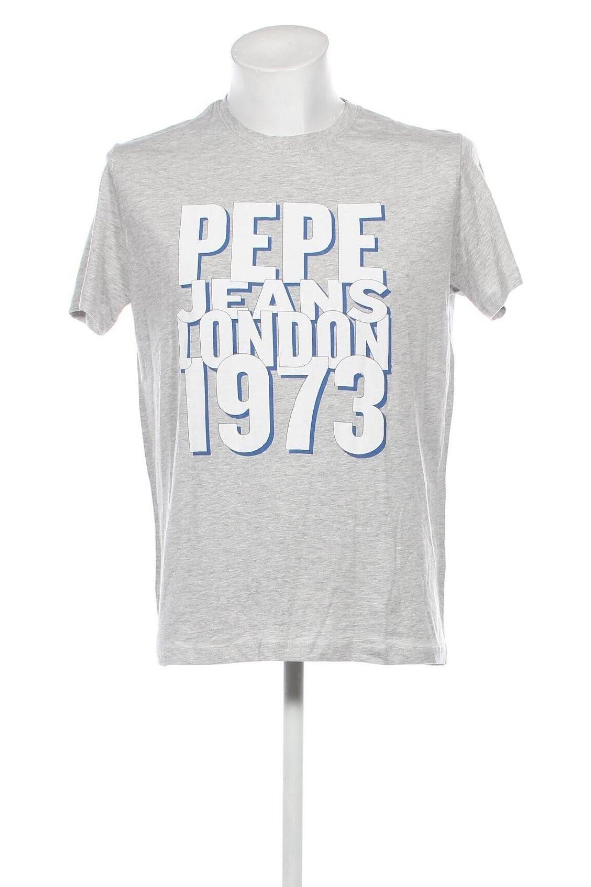 Tricou de bărbați Pepe Jeans, Mărime M, Culoare Gri, Preț 184,21 Lei