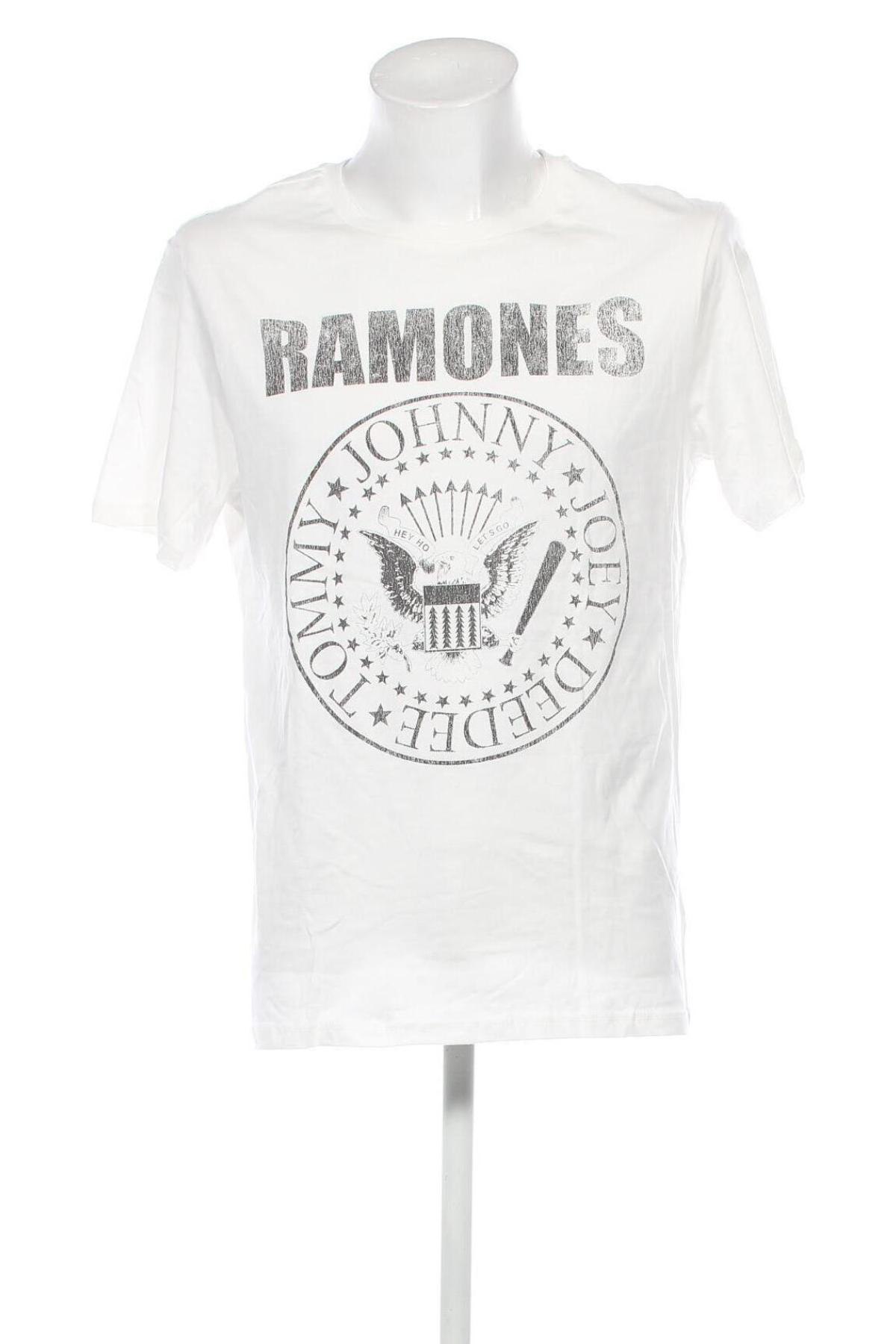 Herren T-Shirt Ramones, Größe XXL, Farbe Weiß, Preis 11,21 €