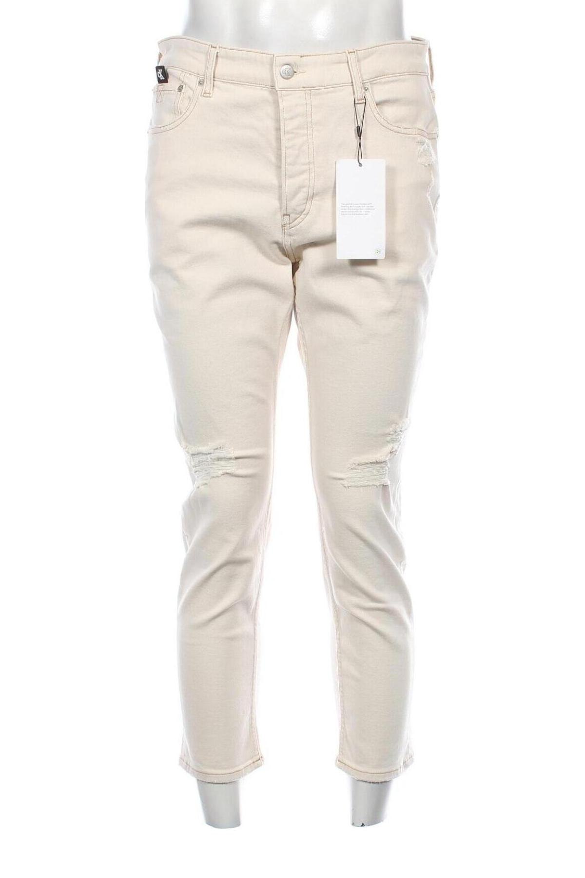 Ανδρικό τζίν Calvin Klein Jeans, Μέγεθος M, Χρώμα Εκρού, Τιμή 47,09 €