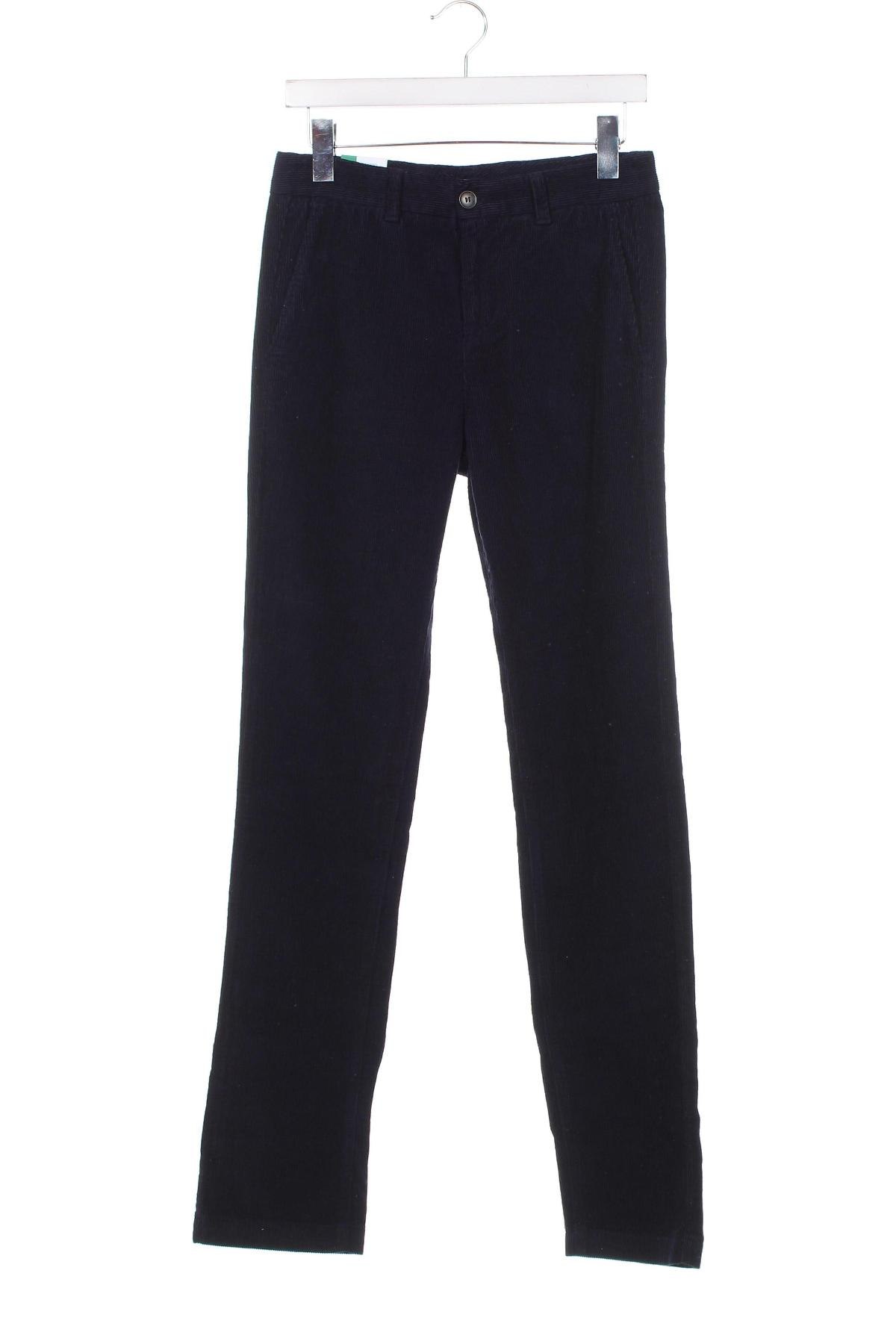 Pantaloni raiați de bărbați United Colors Of Benetton, Mărime XS, Culoare Albastru, Preț 45,89 Lei