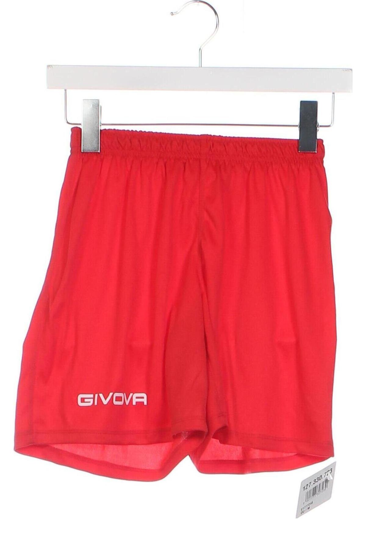 Мъжки къс панталон Givova, Размер XS, Цвят Червен, Цена 31,00 лв.