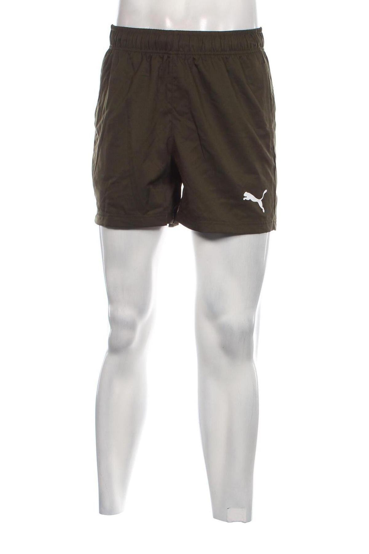 Мъжки къс панталон PUMA, Размер M, Цвят Зелен, Цена 77,00 лв.