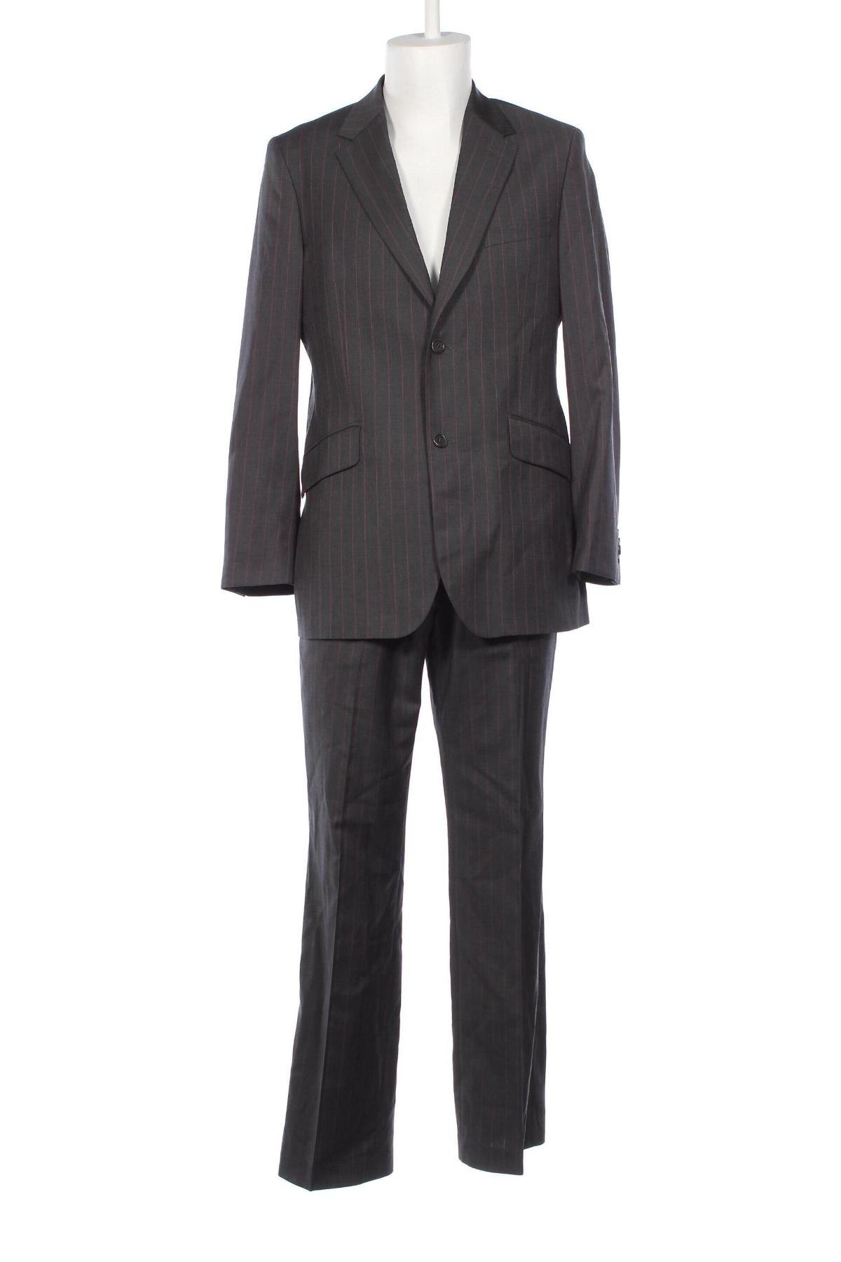 Ανδρικό κοστούμι H&M, Μέγεθος L, Χρώμα Γκρί, Τιμή 32,48 €