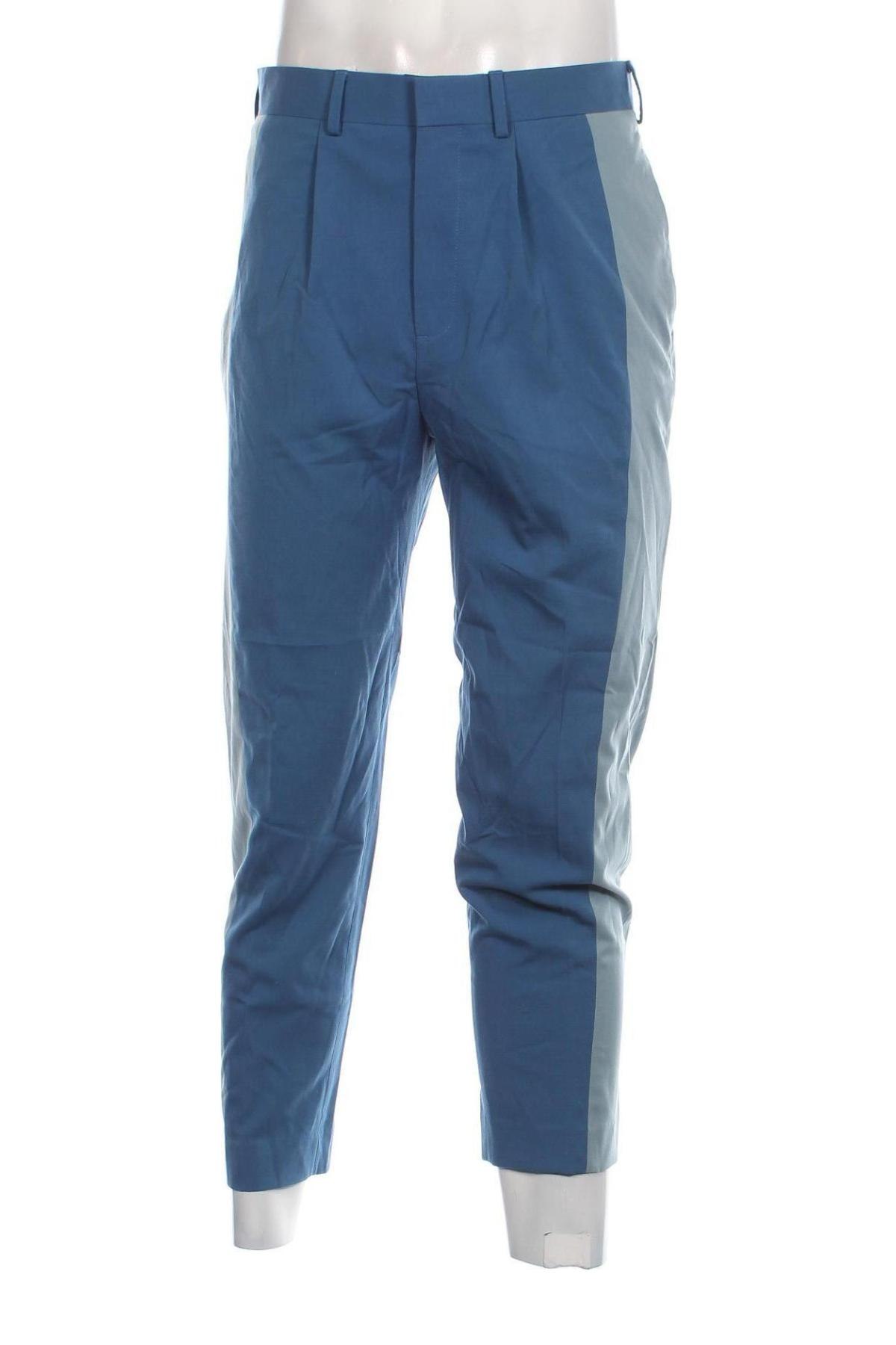 Pantaloni de bărbați ASOS, Mărime M, Culoare Albastru, Preț 33,72 Lei