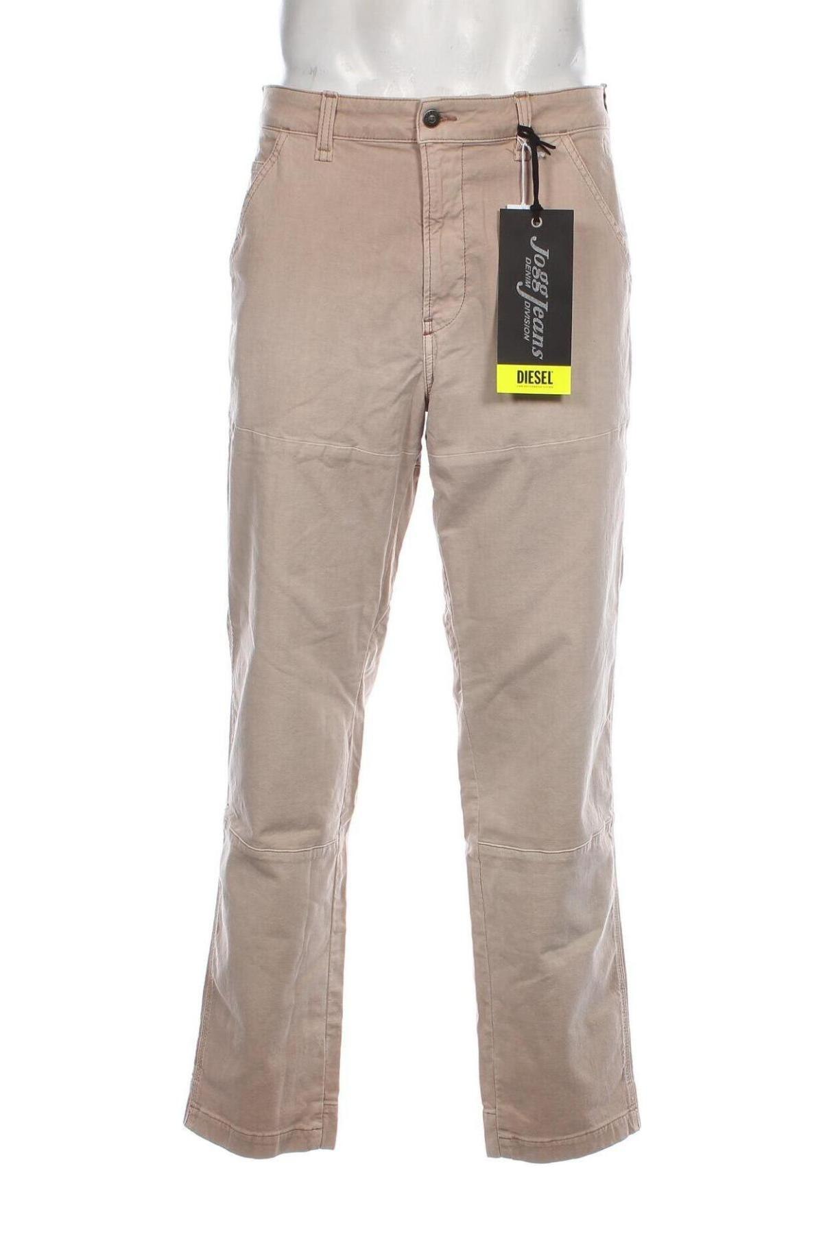 Pantaloni de bărbați Diesel, Mărime M, Culoare Bej, Preț 725,00 Lei