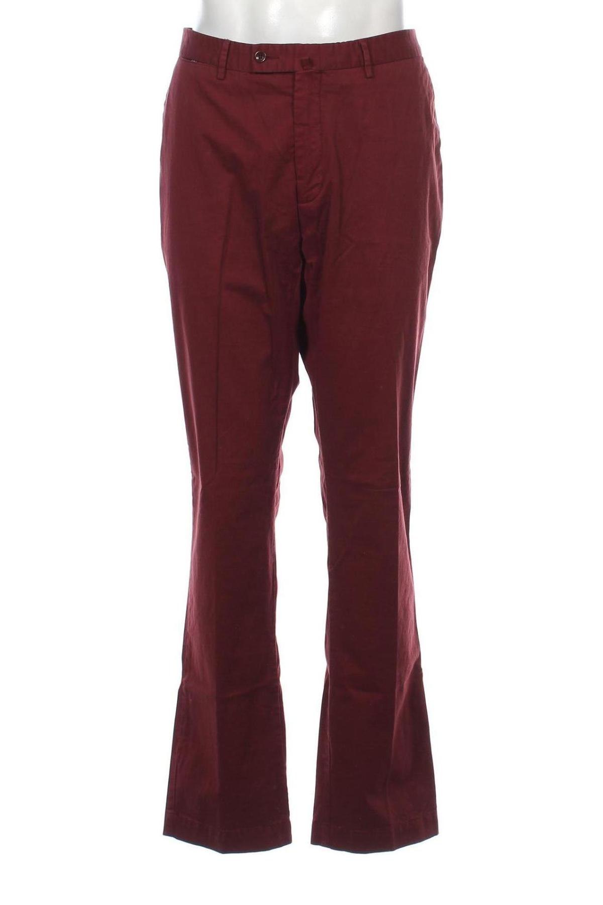Мъжки панталон Hackett, Размер XL, Цвят Червен, Цена 91,80 лв.