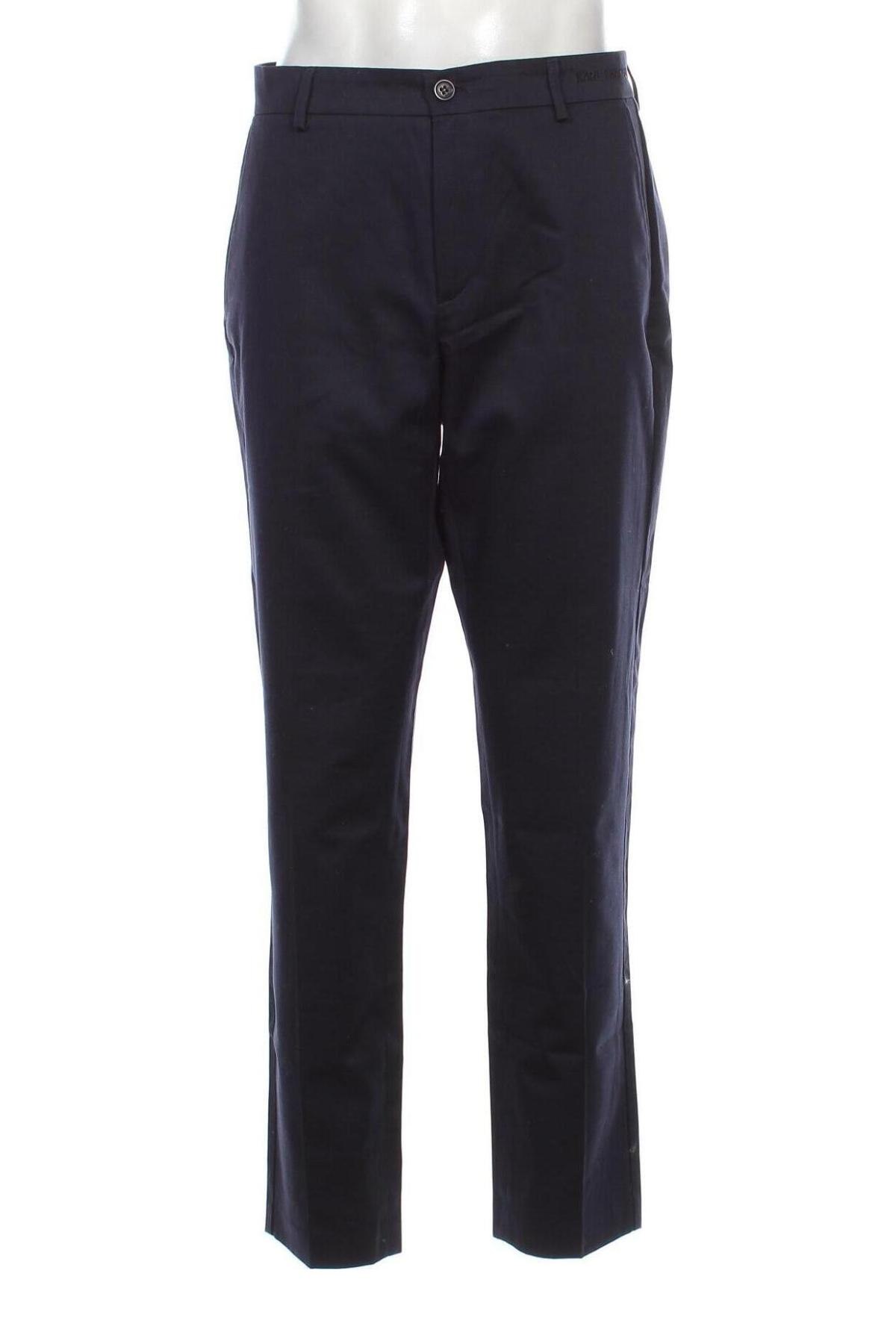 Мъжки панталон Karl Lagerfeld, Размер L, Цвят Син, Цена 254,00 лв.