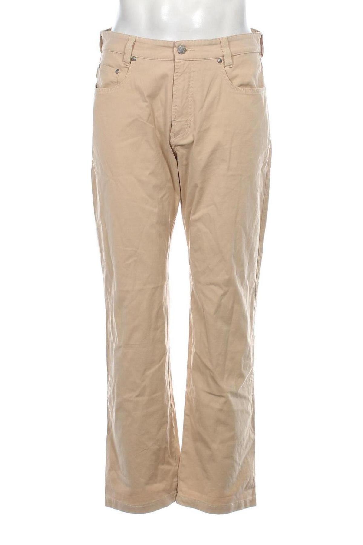 Ανδρικό παντελόνι Mac, Μέγεθος M, Χρώμα  Μπέζ, Τιμή 23,36 €