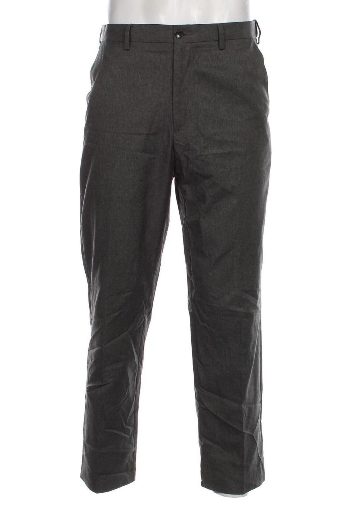 Pantaloni de bărbați Marks & Spencer, Mărime L, Culoare Gri, Preț 17,76 Lei