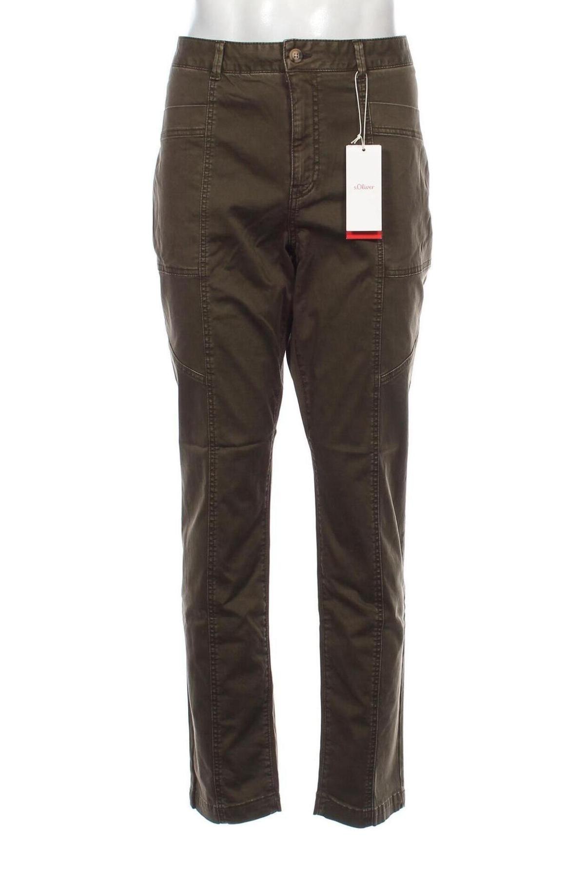 Pantaloni de bărbați S.Oliver, Mărime M, Culoare Verde, Preț 61,18 Lei