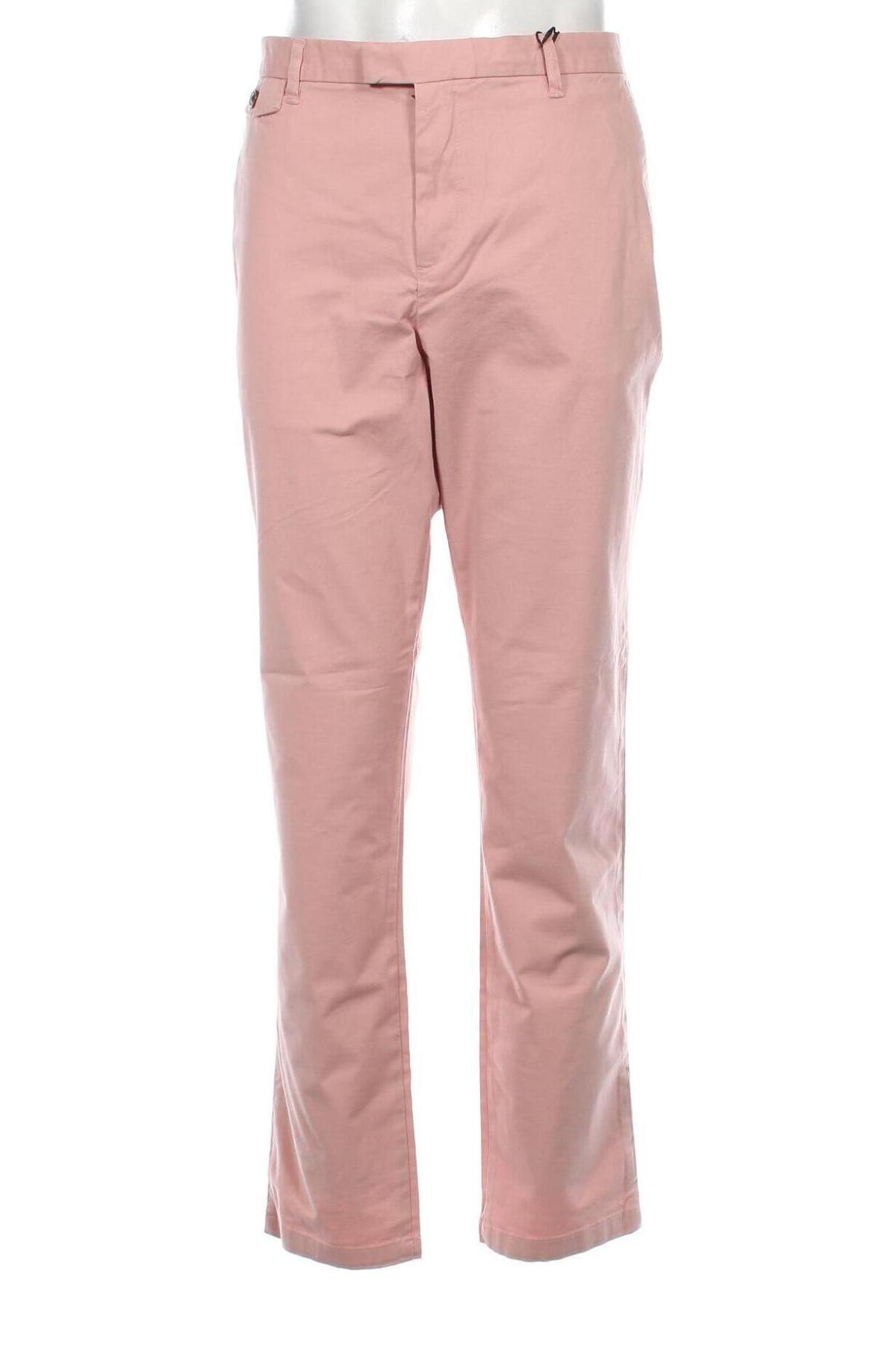 Pantaloni de bărbați Ted Baker, Mărime XL, Culoare Roz, Preț 252,63 Lei