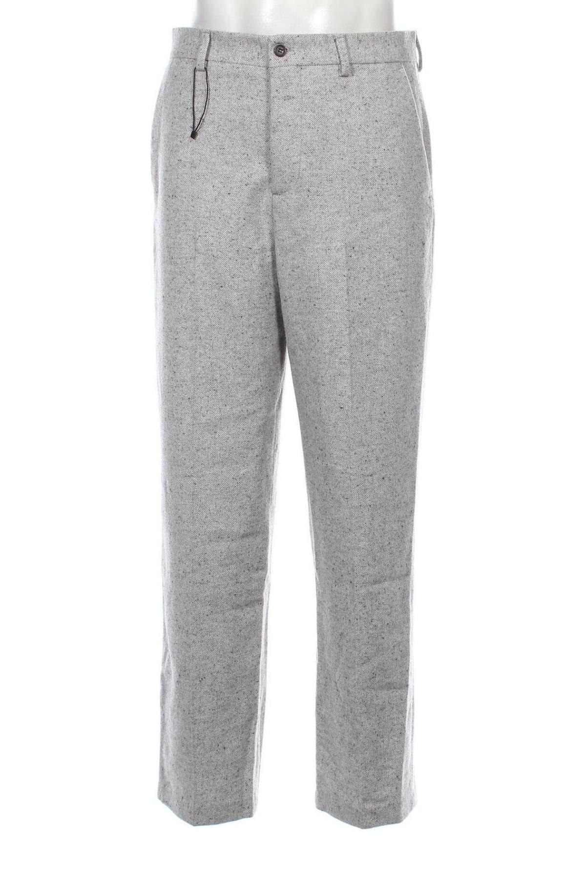 Мъжки панталон Zara, Размер M, Цвят Сив, Цена 27,28 лв.