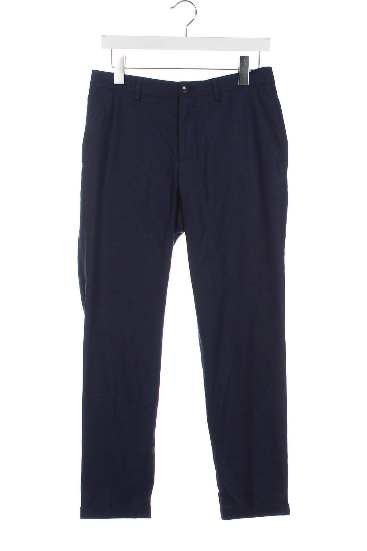 Мъжки панталон Zara, Размер S, Цвят Син, Цена 5,40 лв.