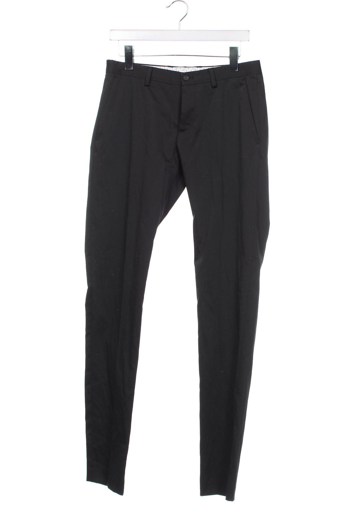 Мъжки панталон Zara Man, Размер M, Цвят Черен, Цена 4,05 лв.