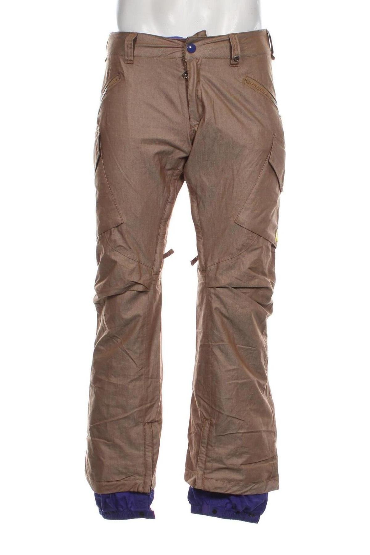 Herrenhose für Wintersport Burton, Größe S, Farbe Beige, Preis 80,52 €