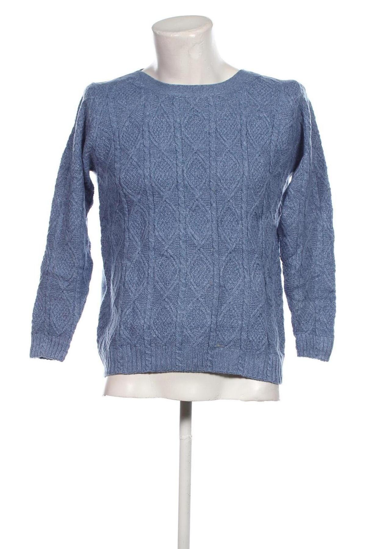 Ανδρικό πουλόβερ, Μέγεθος M, Χρώμα Μπλέ, Τιμή 5,92 €