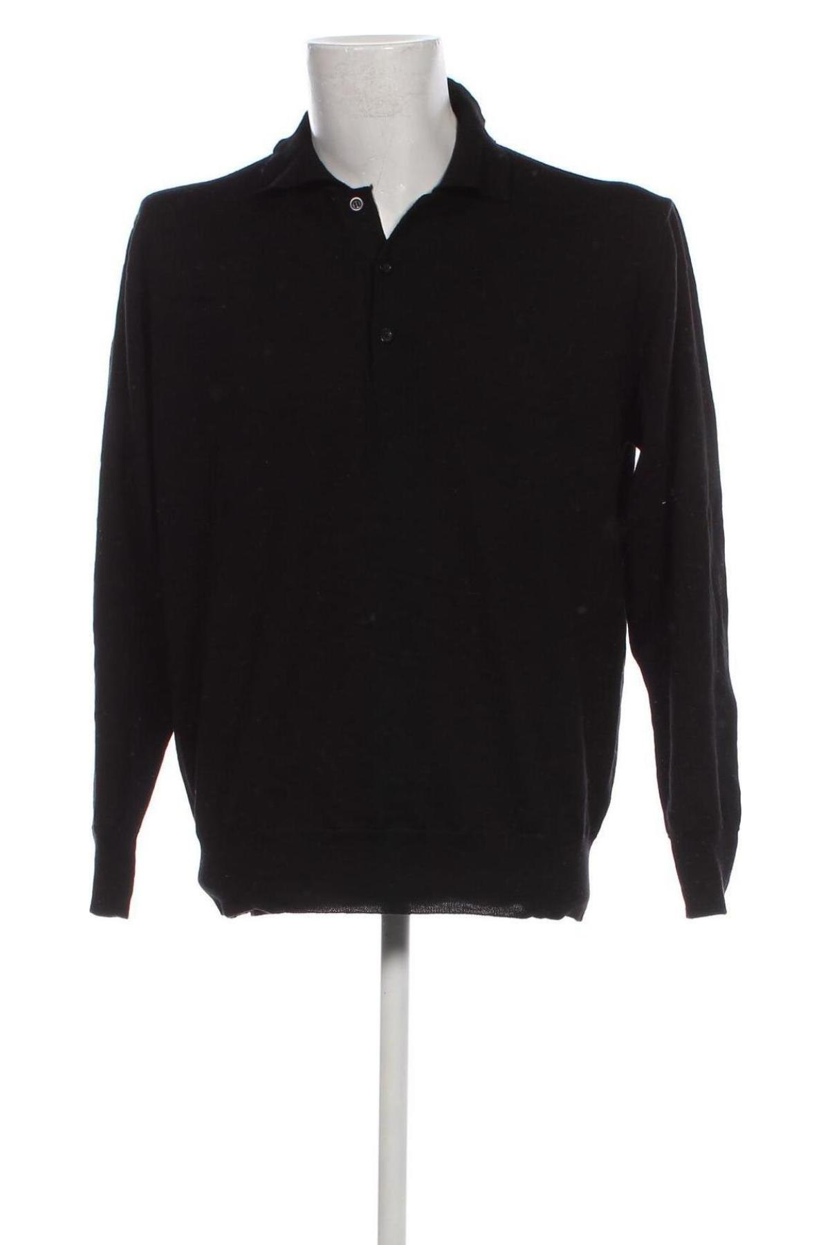 Ανδρικό πουλόβερ, Μέγεθος L, Χρώμα Μαύρο, Τιμή 9,51 €