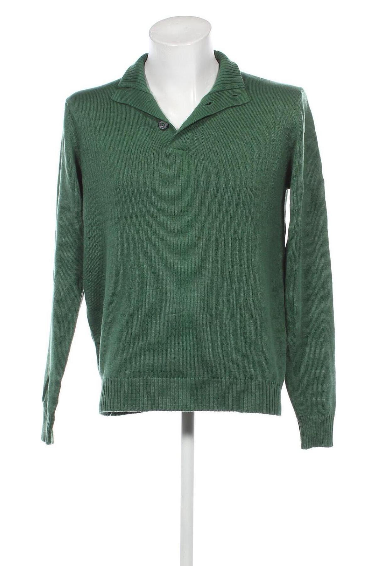 Herrenpullover, Größe L, Farbe Grün, Preis 10,09 €