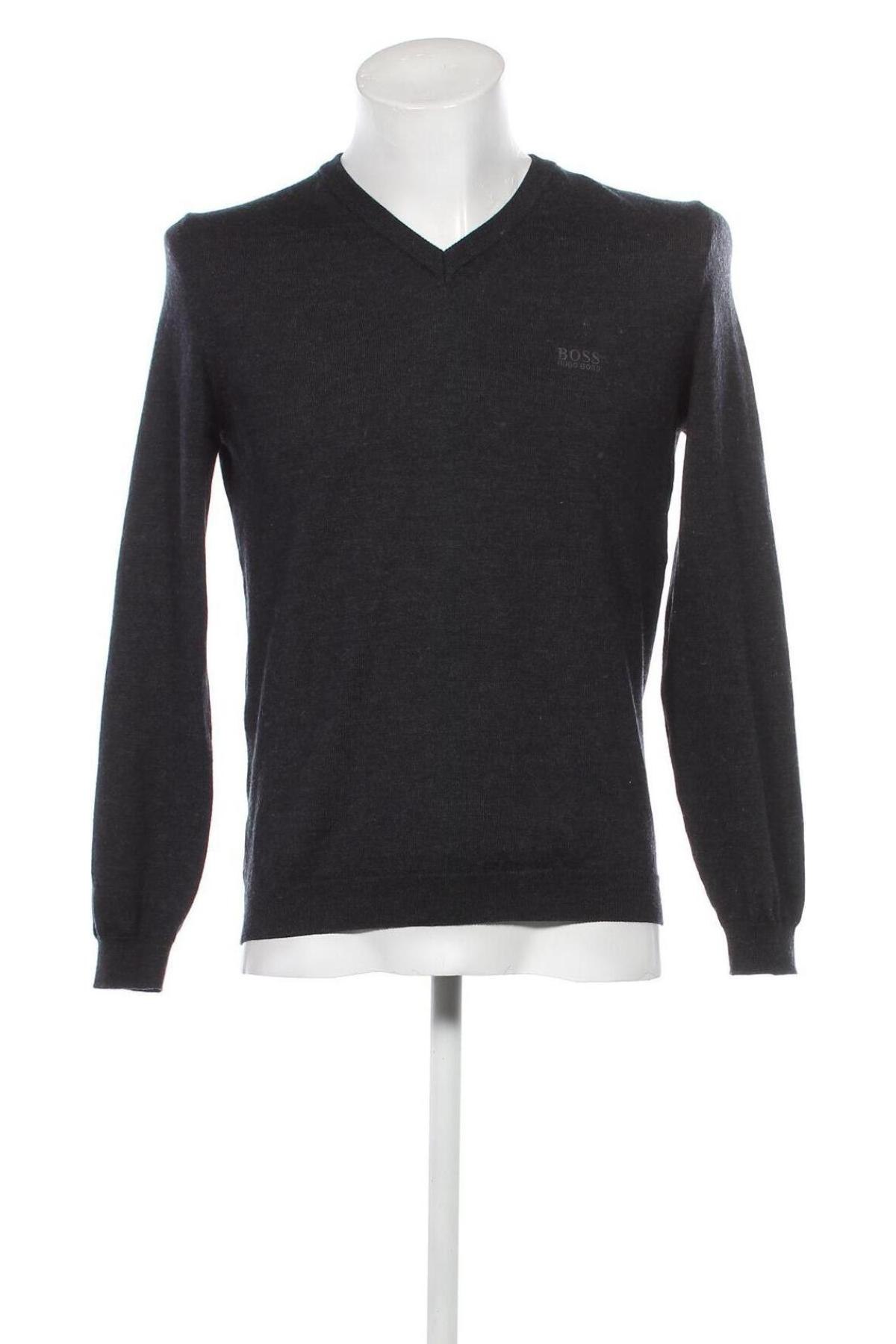 Ανδρικό πουλόβερ BOSS, Μέγεθος M, Χρώμα Γκρί, Τιμή 61,54 €