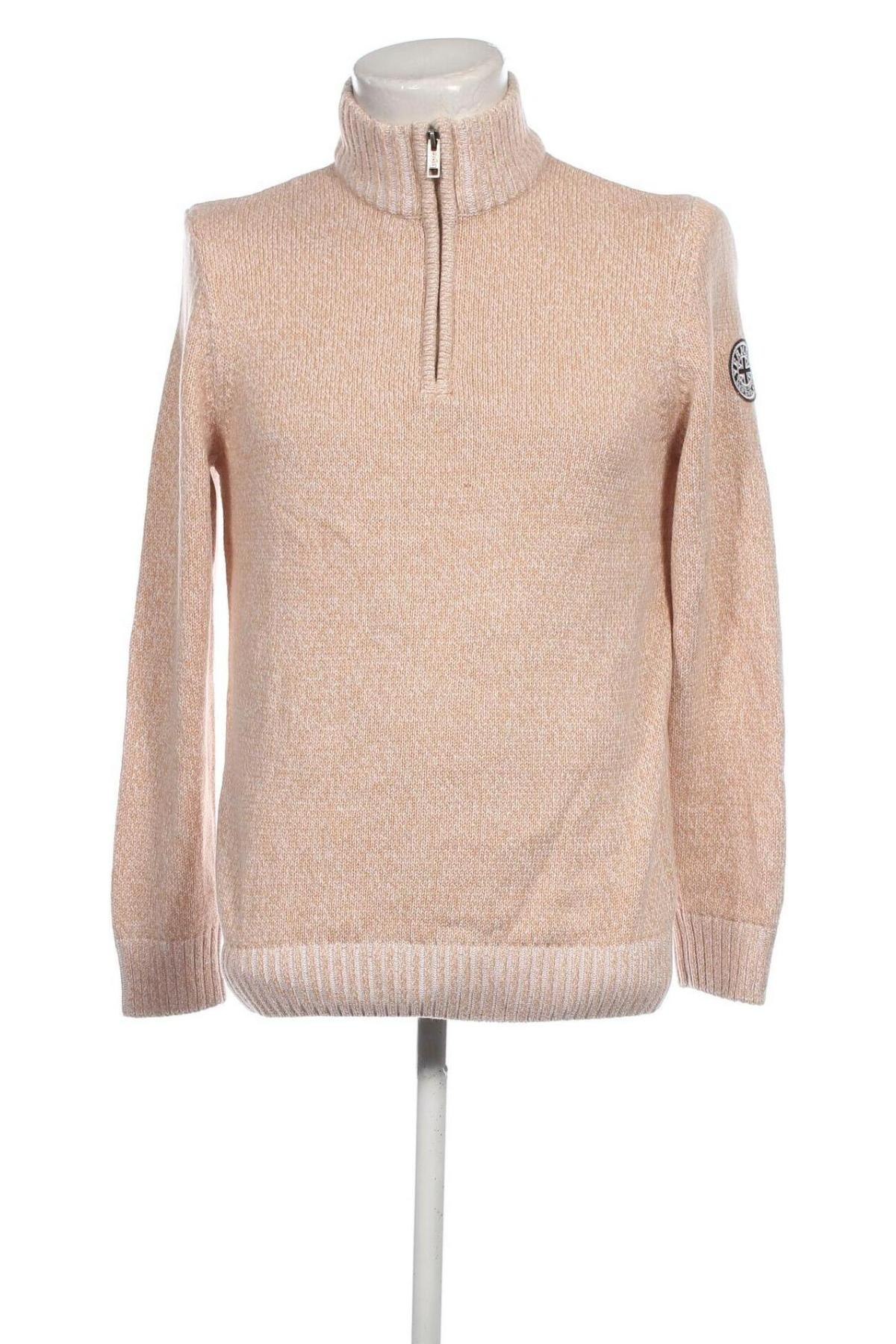 Мъжки пуловер Bpc Bonprix Collection, Размер M, Цвят Оранжев, Цена 13,63 лв.