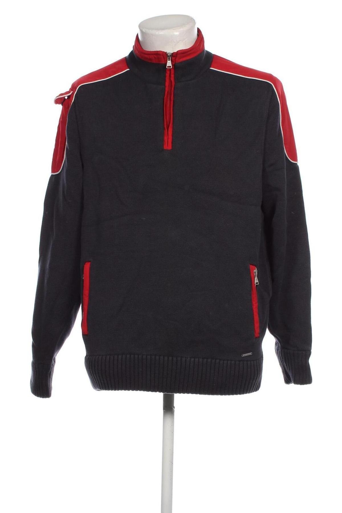 Мъжки пуловер Brax Golf, Размер M, Цвят Сив, Цена 31,00 лв.
