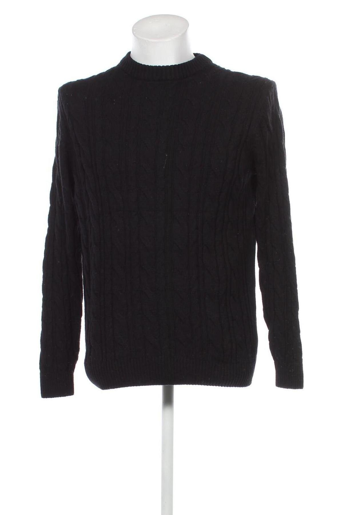 Мъжки пуловер C&A, Размер L, Цвят Черен, Цена 14,50 лв.
