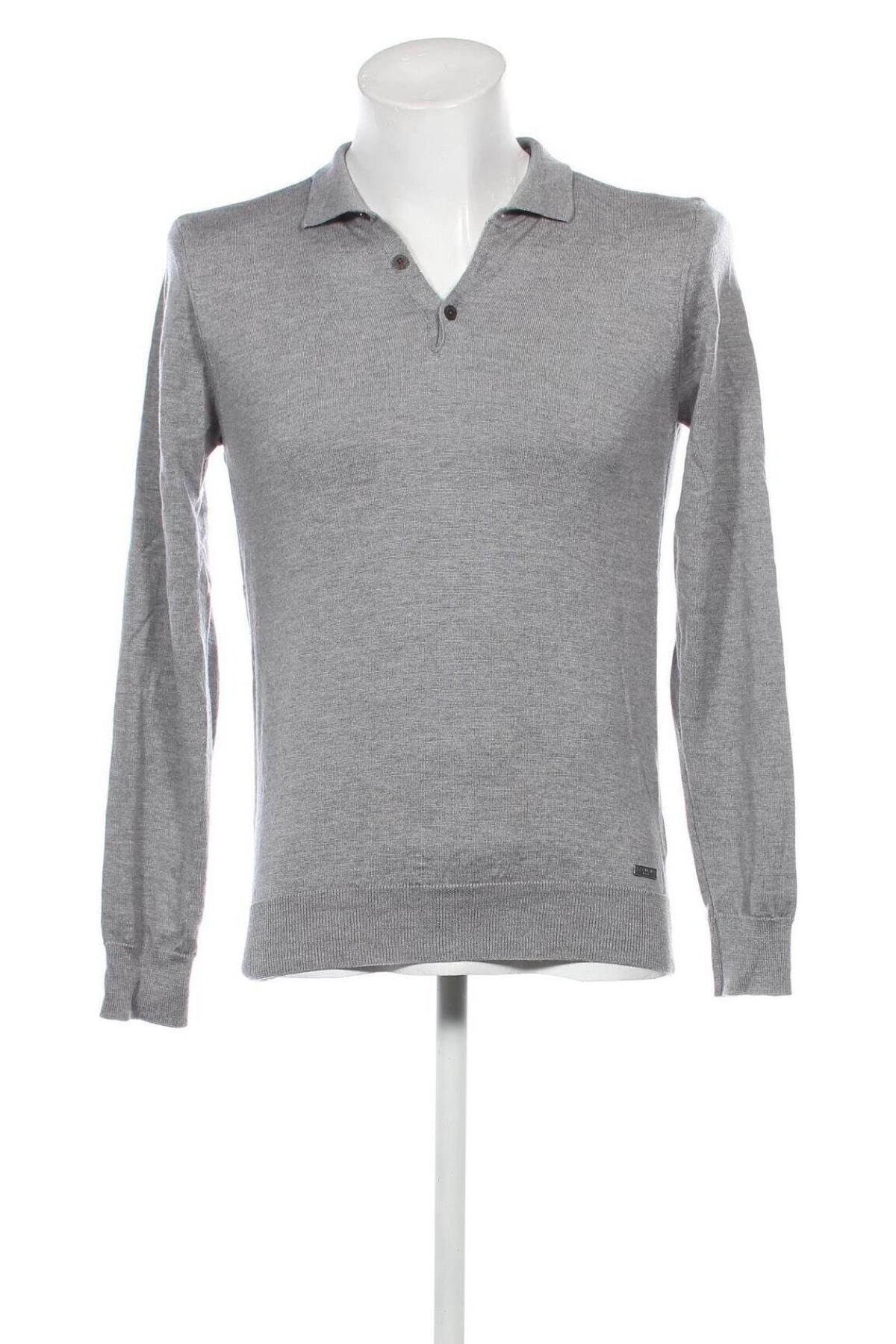 Мъжки пуловер Cavallaro Napoli, Размер M, Цвят Сив, Цена 62,00 лв.