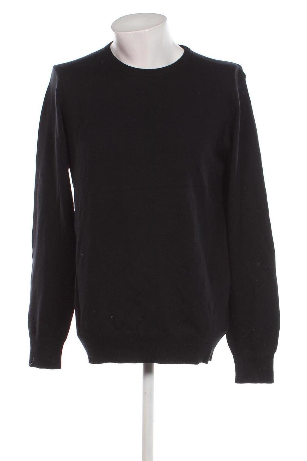 Мъжки пуловер Clockhouse, Размер XXL, Цвят Черен, Цена 13,63 лв.