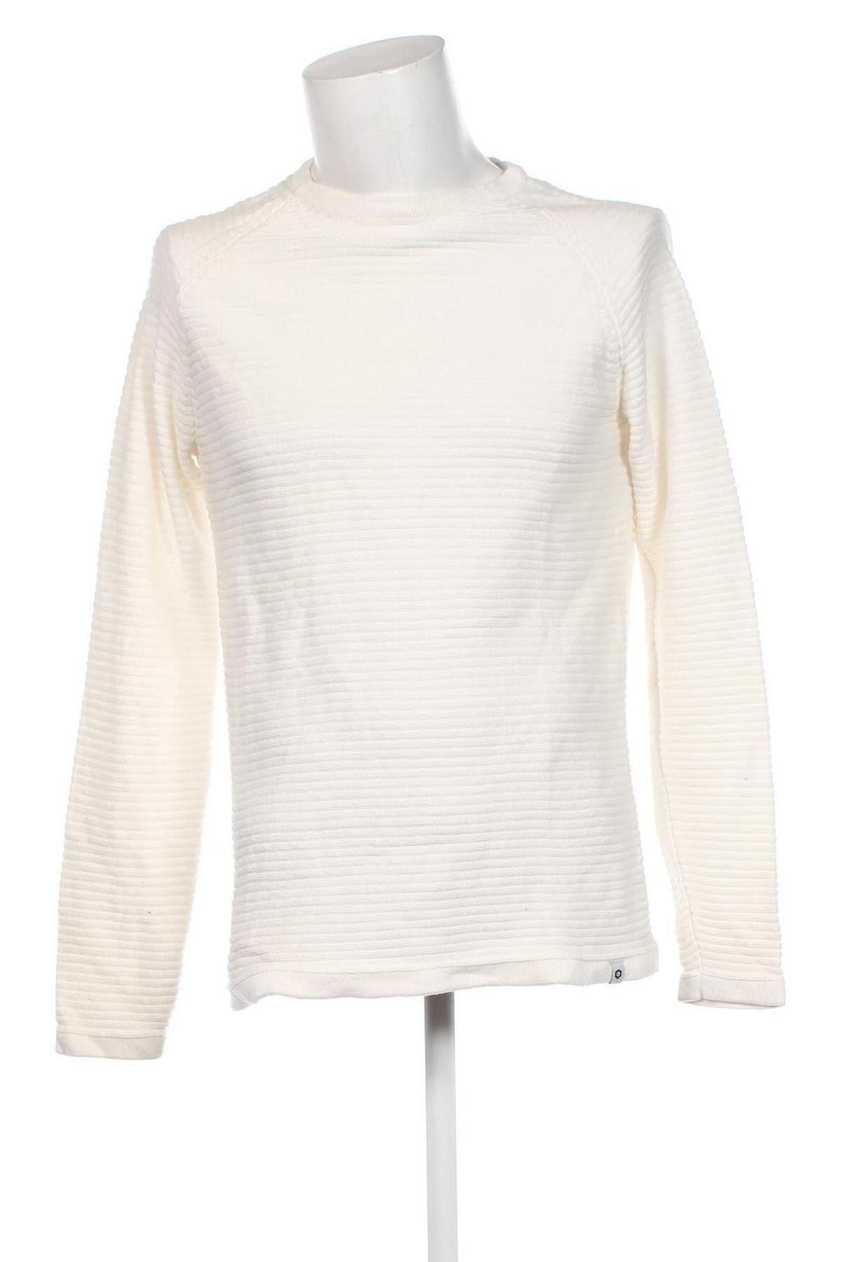 Męski sweter Core By Jack & Jones, Rozmiar L, Kolor Biały, Cena 43,50 zł