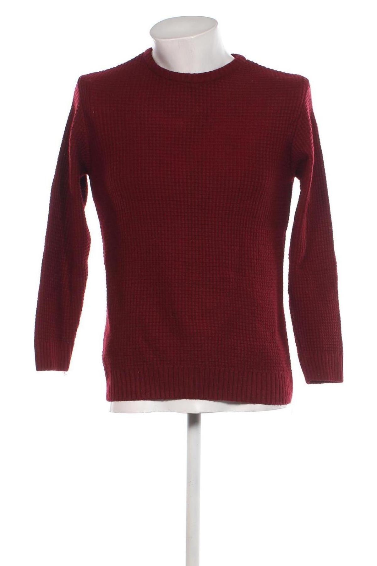 Мъжки пуловер Defacto, Размер S, Цвят Червен, Цена 12,18 лв.
