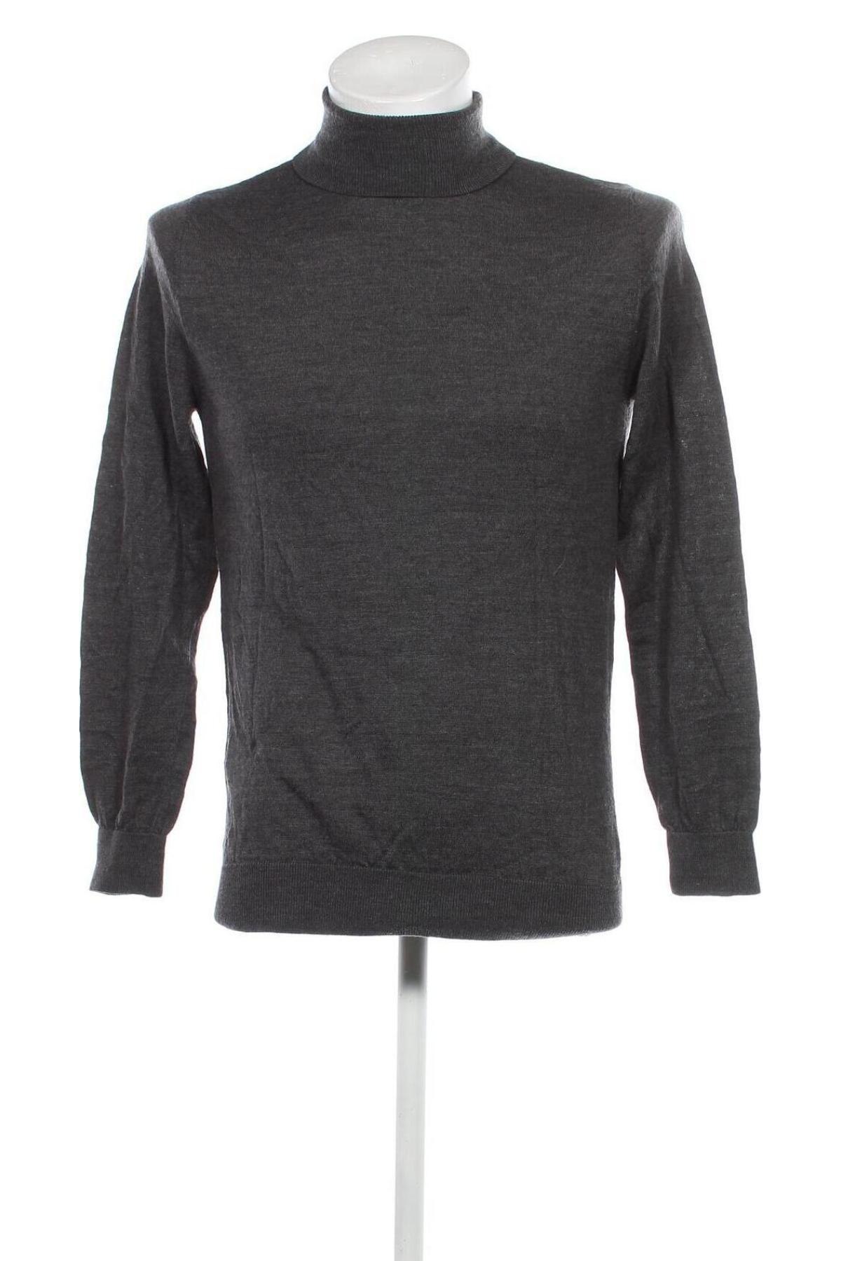 Мъжки пуловер Dressmann, Размер M, Цвят Сив, Цена 11,22 лв.