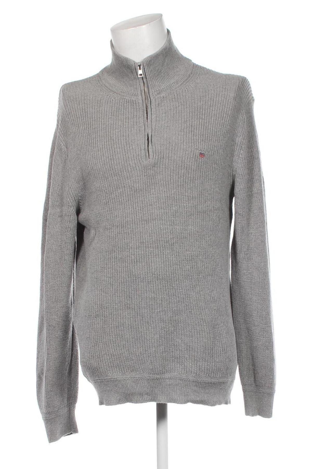 Herrenpullover Gant, Größe XL, Farbe Grau, Preis 36,74 €