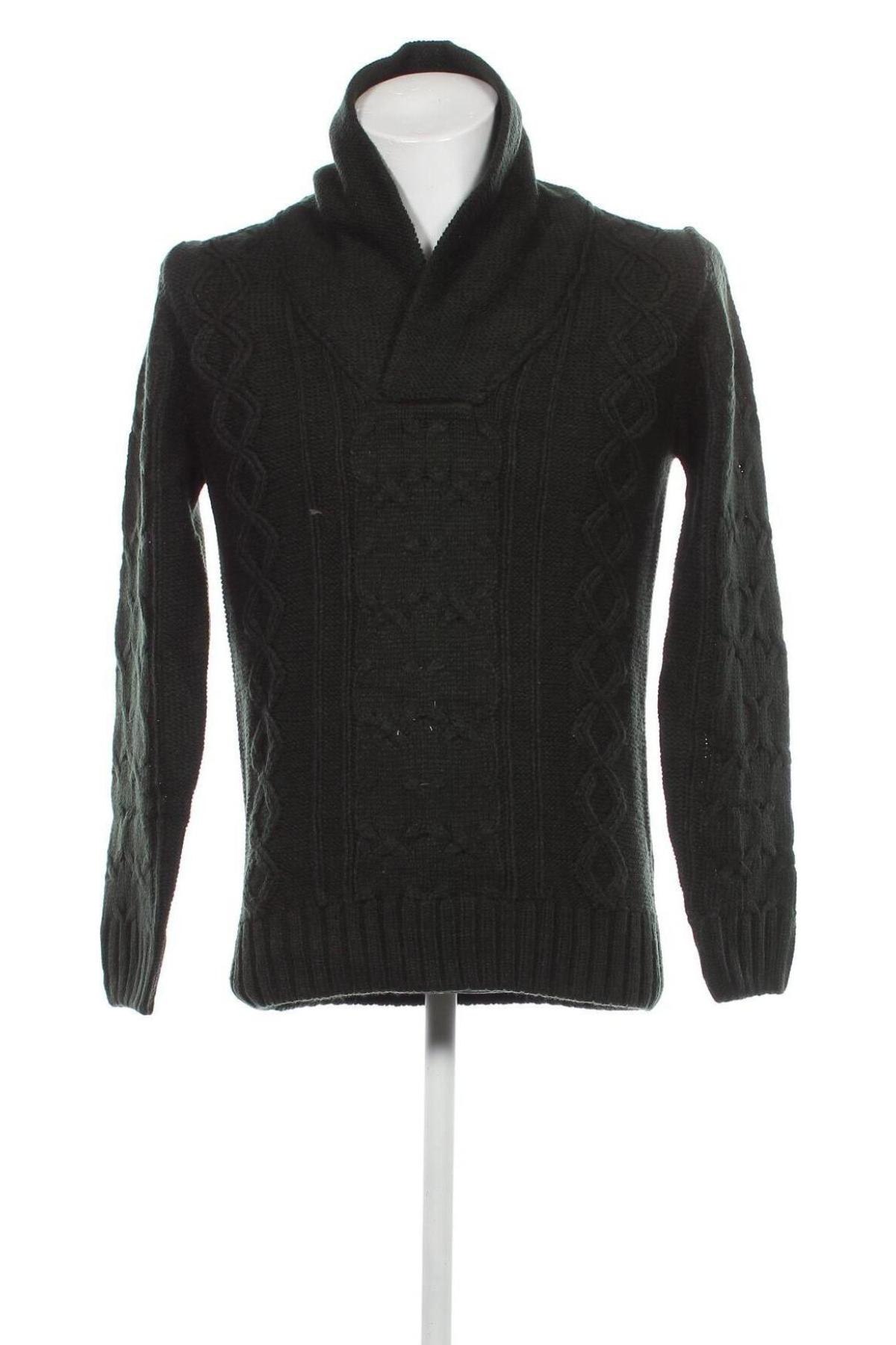 Ανδρικό πουλόβερ Henson & Henson, Μέγεθος M, Χρώμα Πράσινο, Τιμή 8,43 €