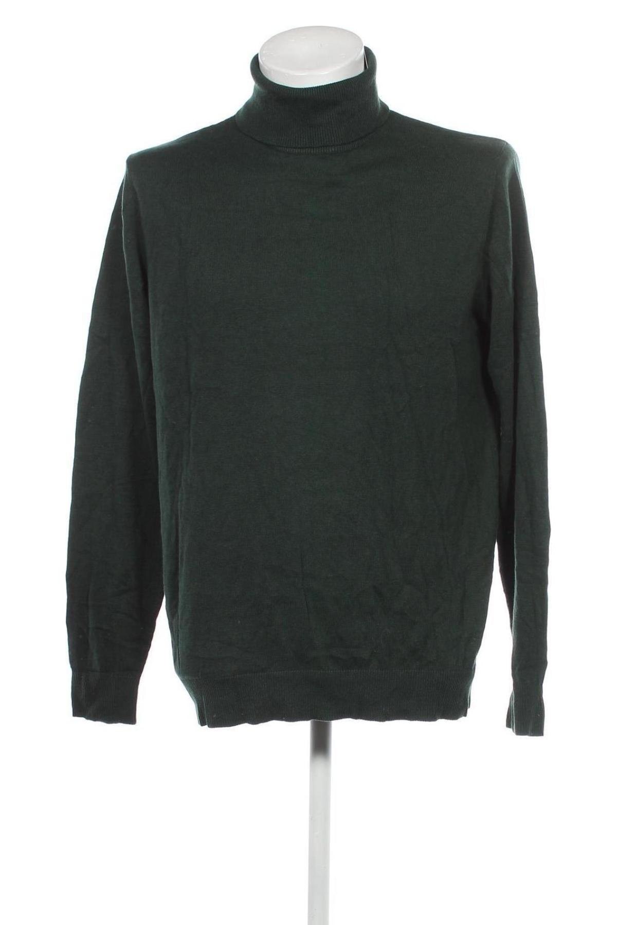 Мъжки пуловер Jack & Jones, Размер XL, Цвят Зелен, Цена 15,98 лв.