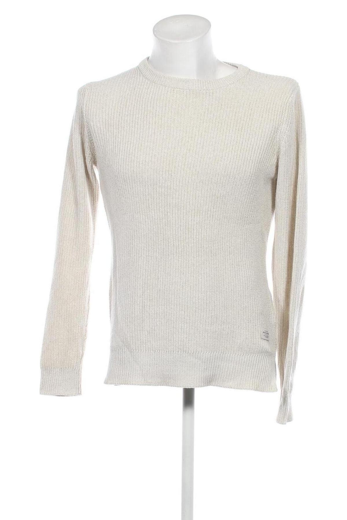 Мъжки пуловер Jack & Jones, Размер M, Цвят Бял, Цена 15,98 лв.