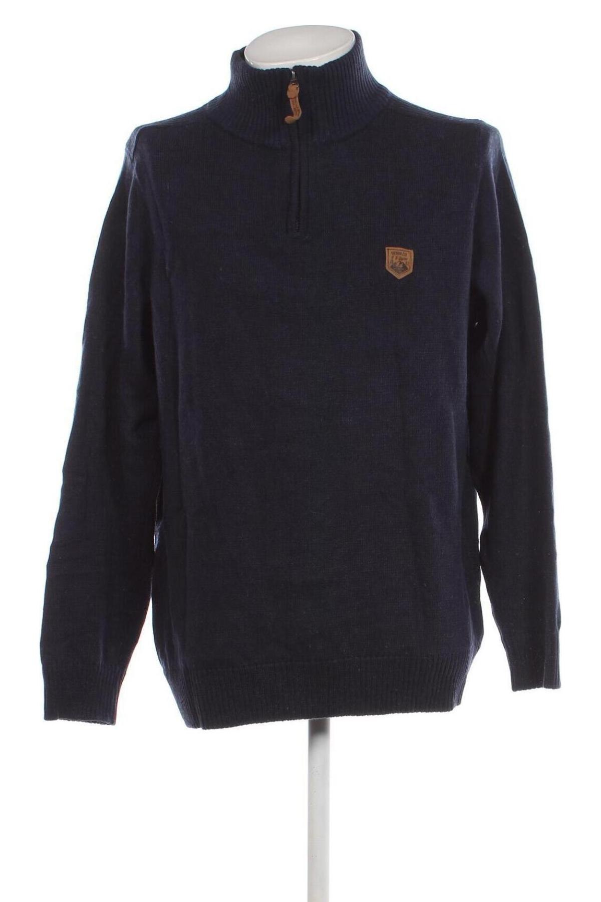 Herrenpullover Jean Pascale, Größe XXL, Farbe Blau, Preis 20,18 €