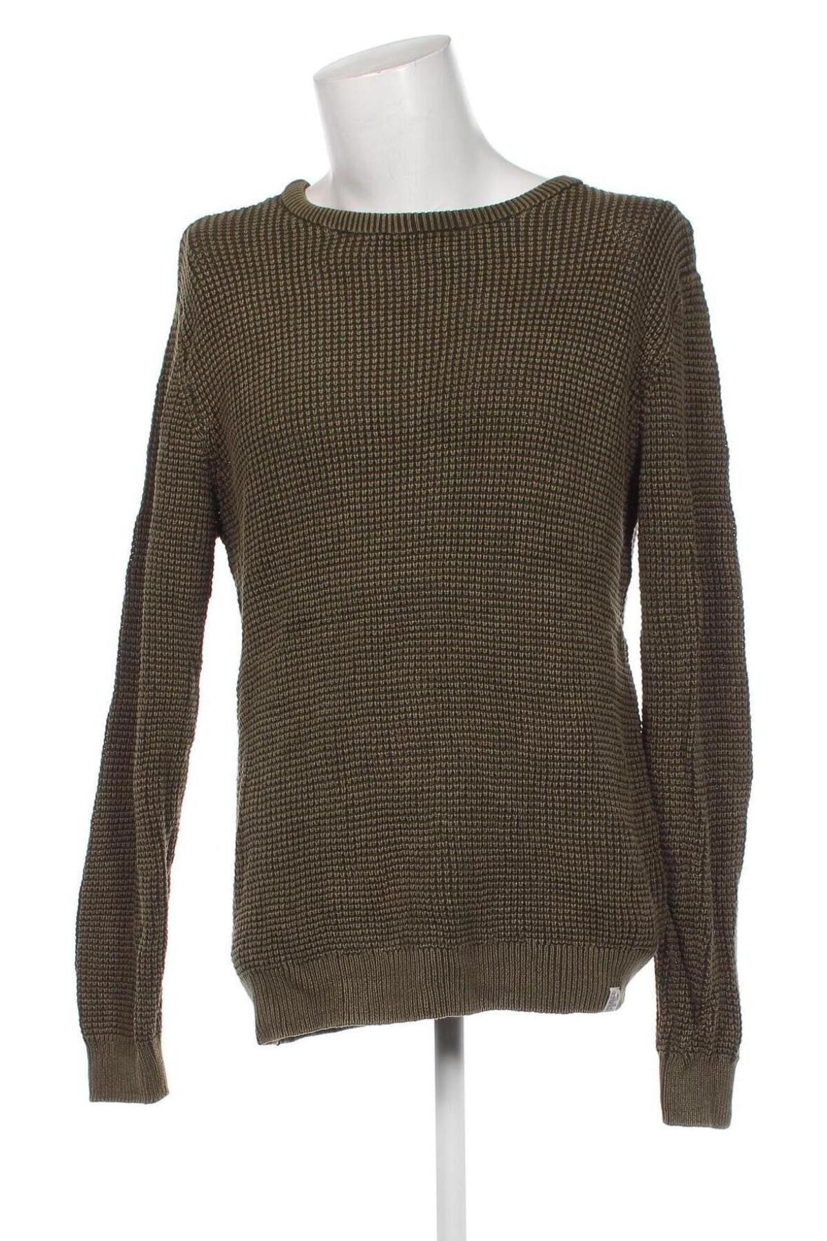 Мъжки пуловер Jean Pascale, Размер L, Цвят Зелен, Цена 13,63 лв.