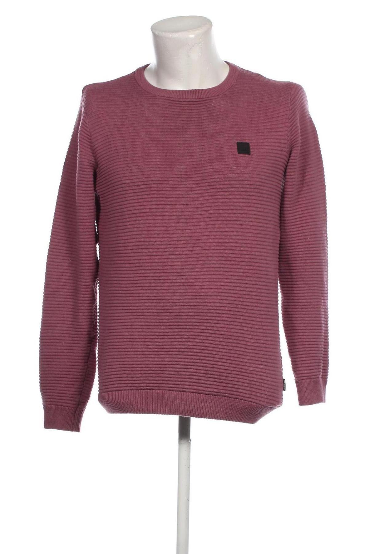 Ανδρικό πουλόβερ Jean Pascale, Μέγεθος M, Χρώμα Ρόζ , Τιμή 8,97 €