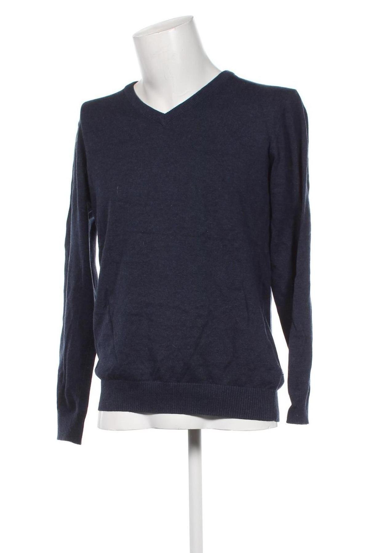 Мъжки пуловер John Cabot, Размер M, Цвят Син, Цена 13,63 лв.