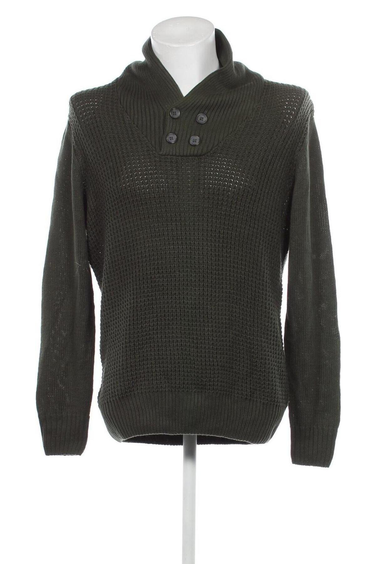 Ανδρικό πουλόβερ Livergy, Μέγεθος L, Χρώμα Πράσινο, Τιμή 8,97 €