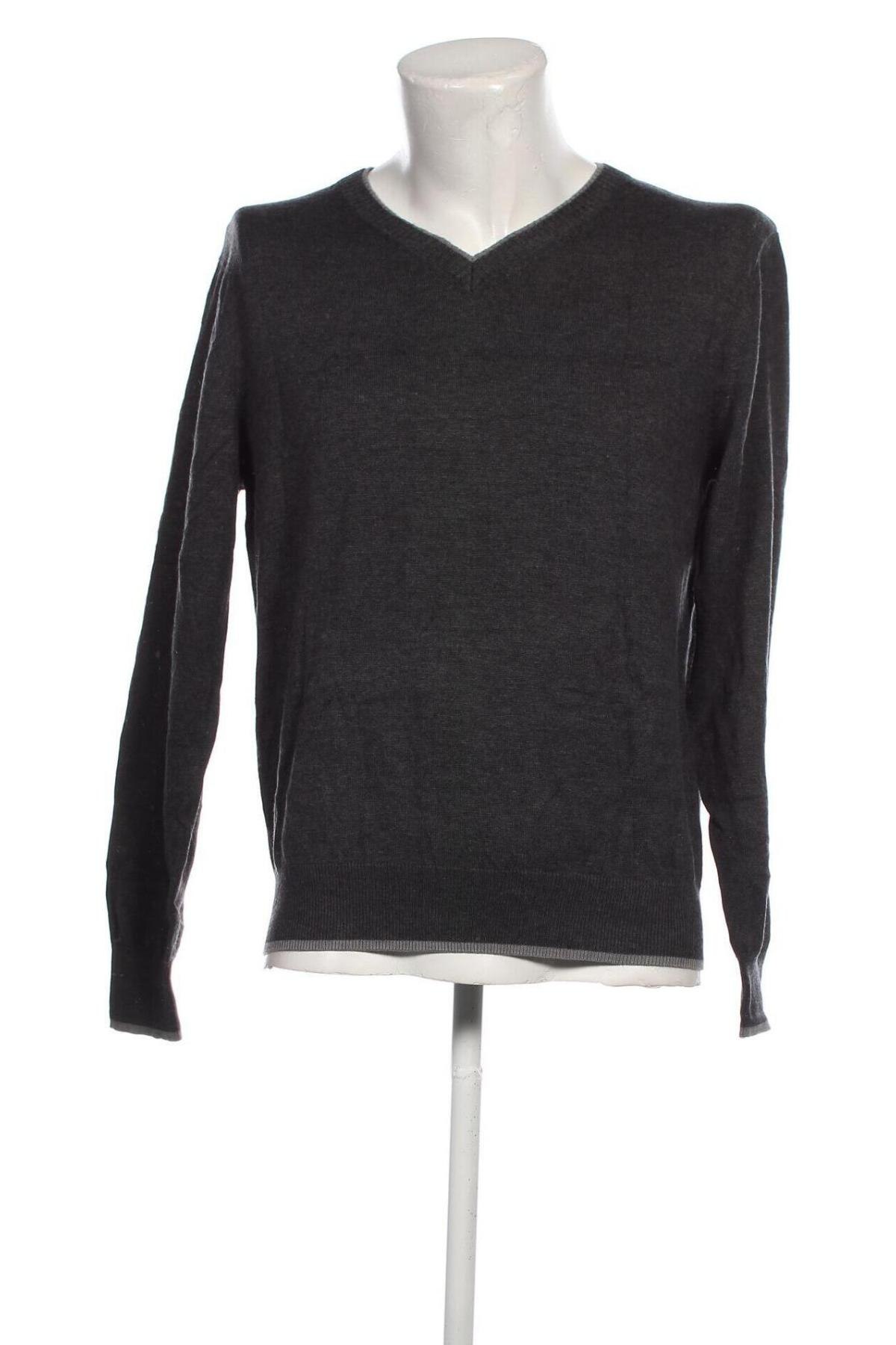 Мъжки пуловер Luciano, Размер L, Цвят Сив, Цена 17,00 лв.