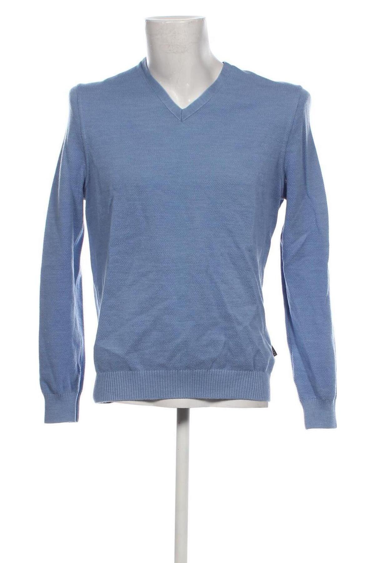 Ανδρικό πουλόβερ Maerz Muenchen, Μέγεθος L, Χρώμα Μπλέ, Τιμή 57,83 €